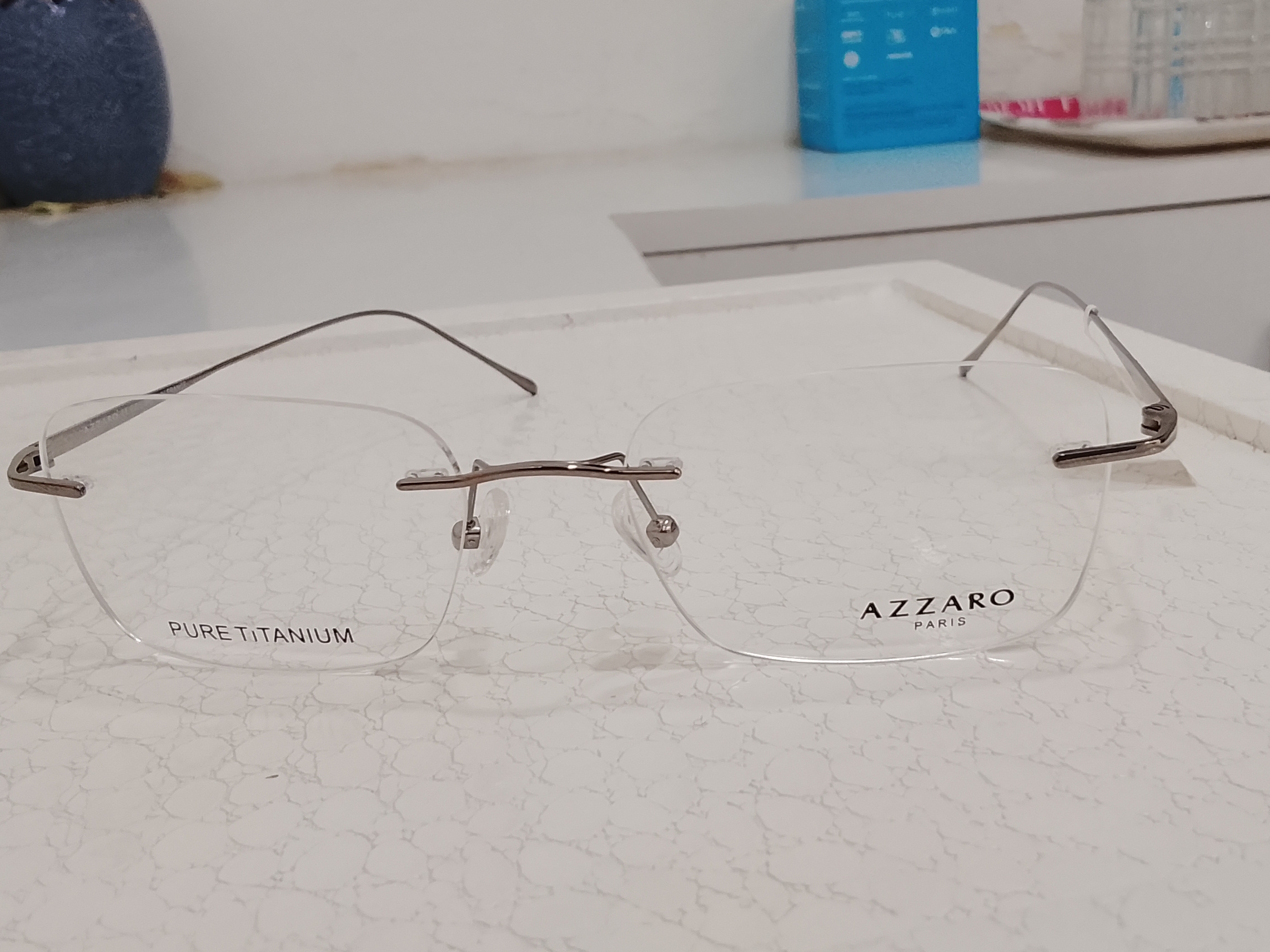 Azzaro Pure Titanium Eyeglasses view 2