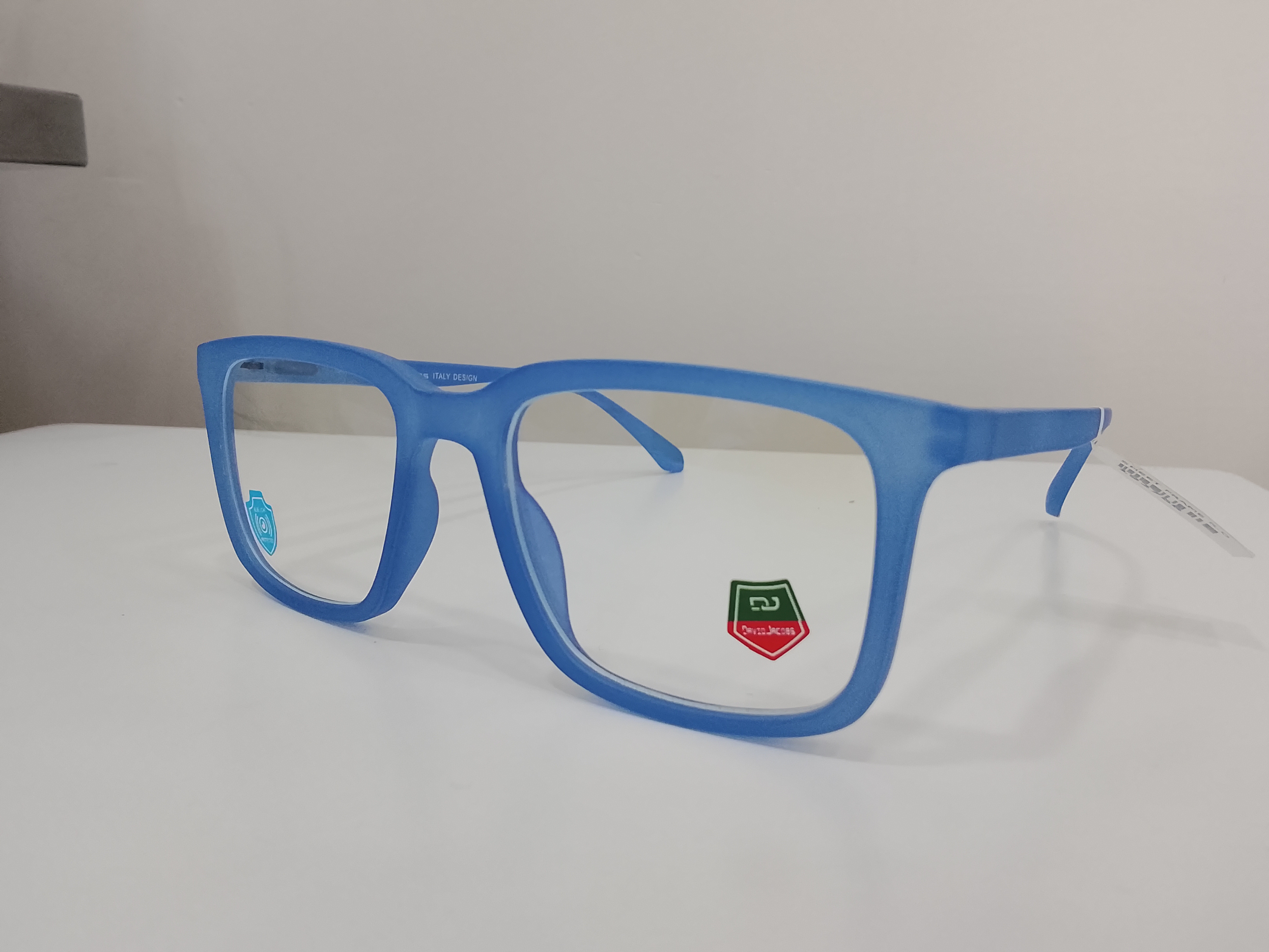 Blue Plastic Frame Eyeglasses Frames ❤️ view 2