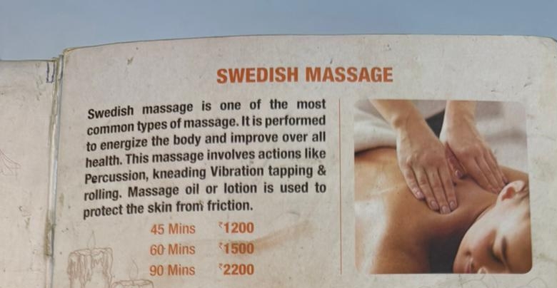 Swedish Massage view 2