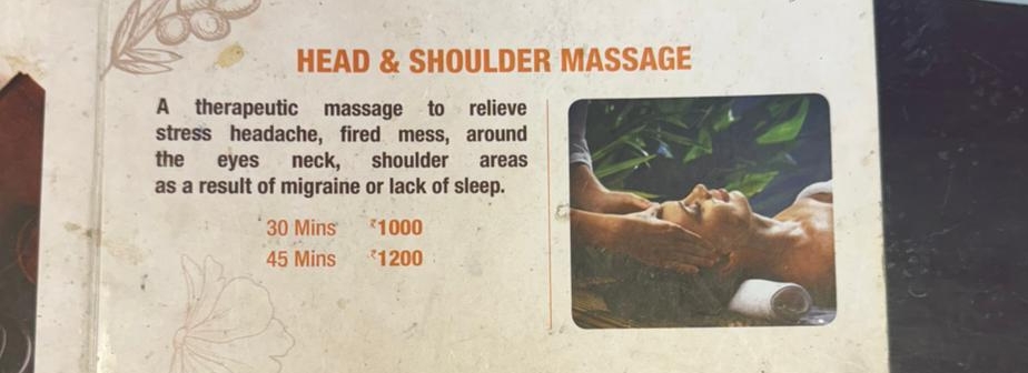 Head & Shoulder Massage view 2