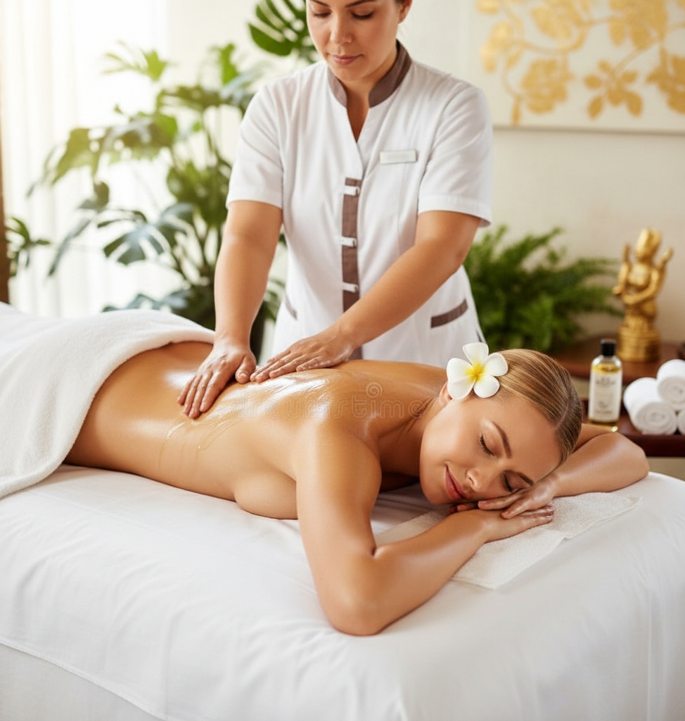 Relaxation oil massage