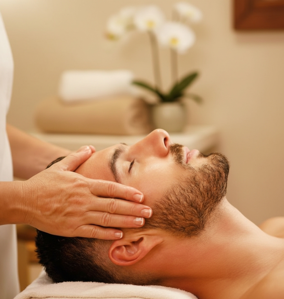 Relaxation head massage