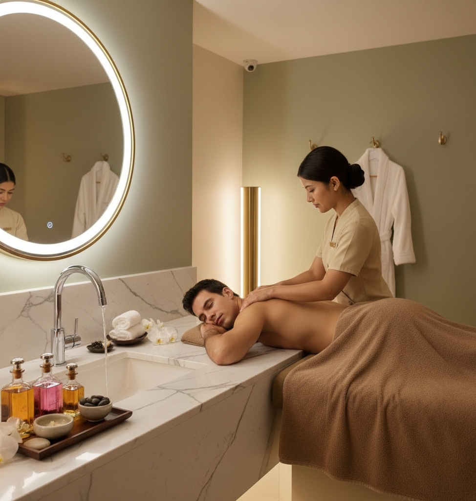 Sea salt thai massage