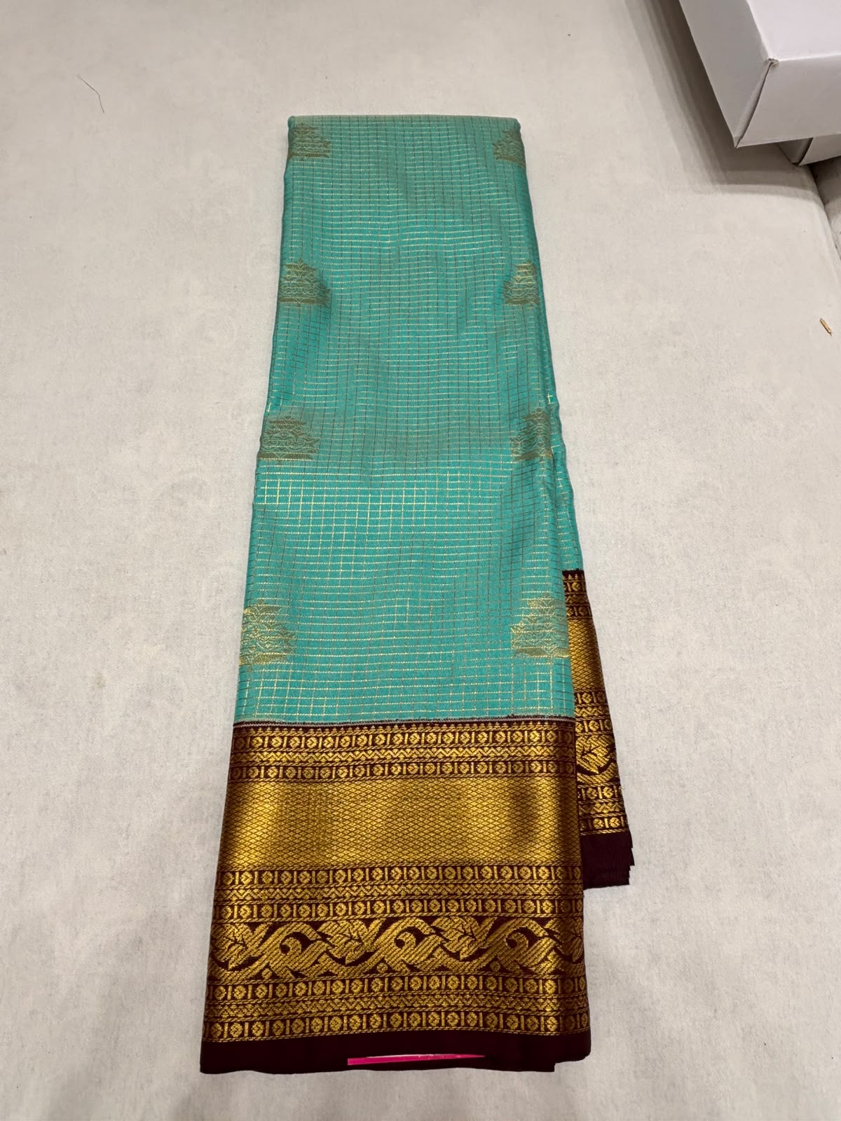 Traditional Kanchipuram Silk Saree view 2