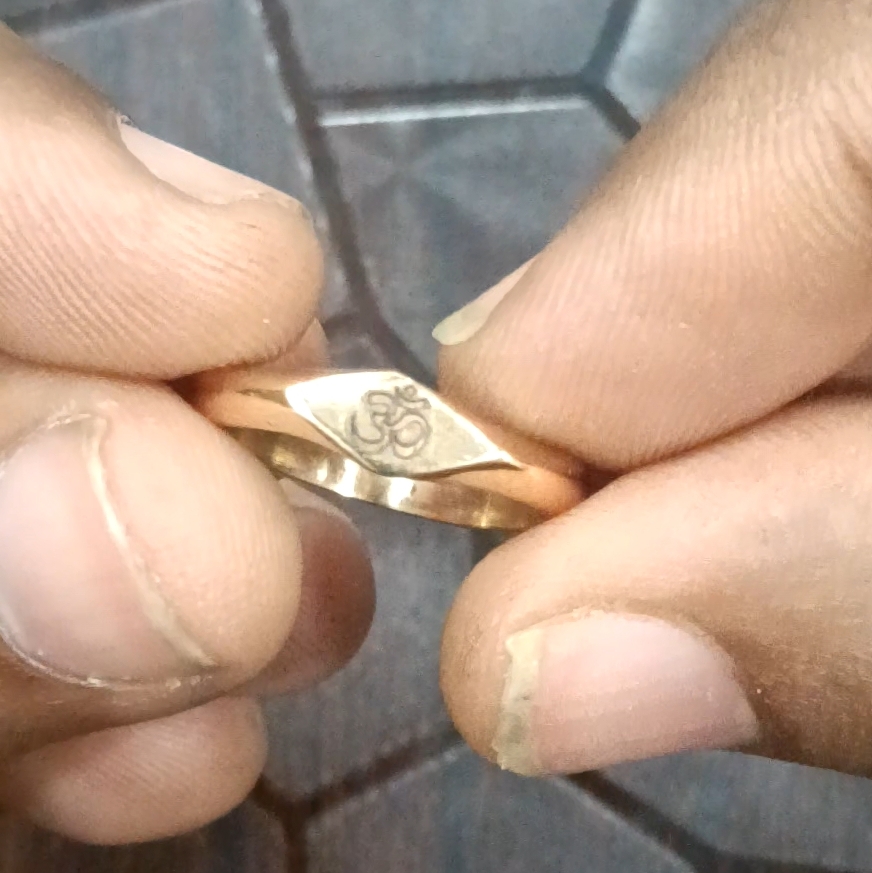 Panchaloha Om Ring view 2