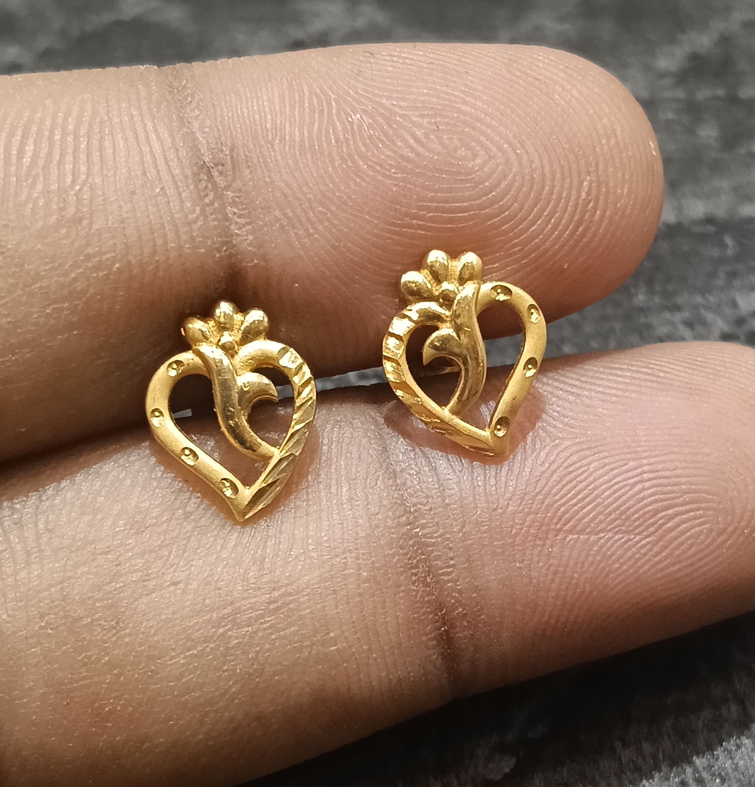 Panchaloha plan studs