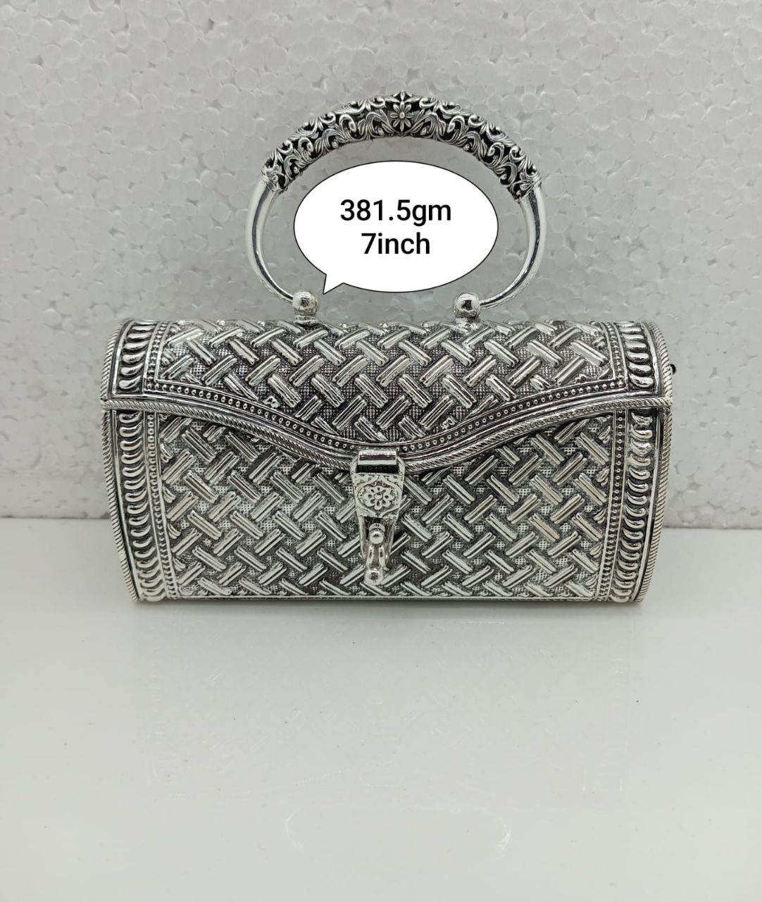 Traditional Silver Handbag view 2