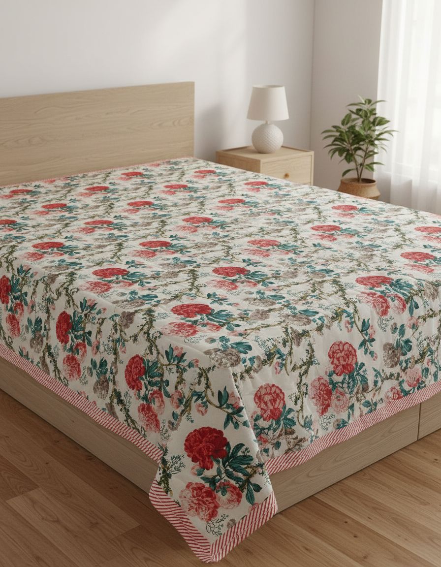 Anokhi Pure Cotton Double Bed Reversible Dohar view 6