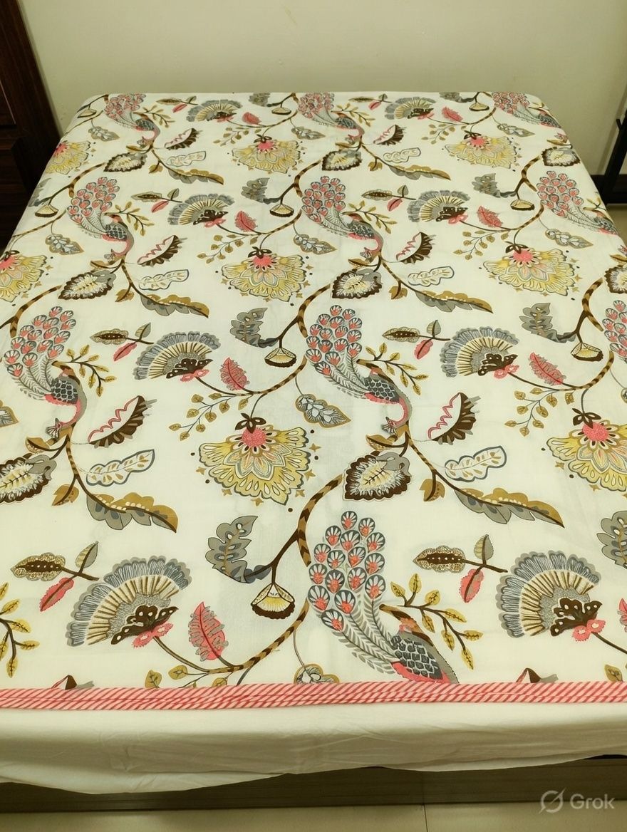 Anokhi Pure Cotton Double Bed Reversible Dohar view 4