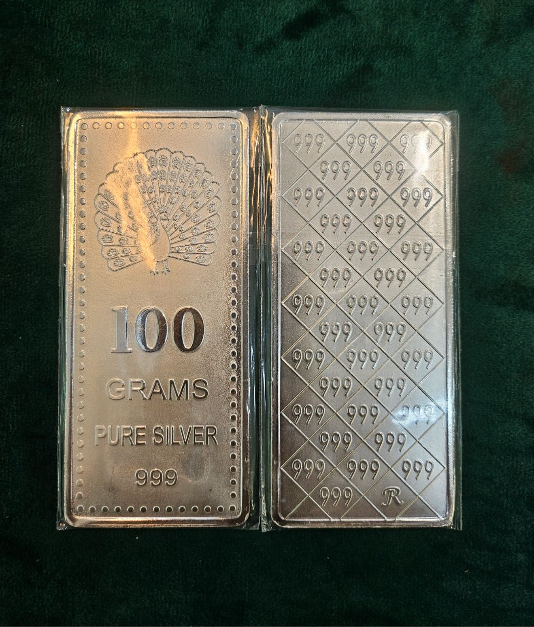 100 Grams Pure Silver Bar view 2
