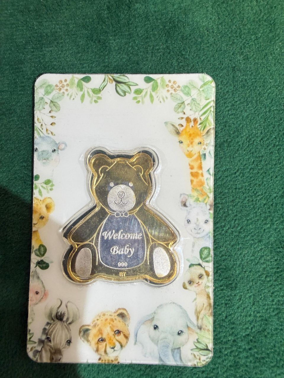 Welcome Baby Silver Bear 5gms view 2