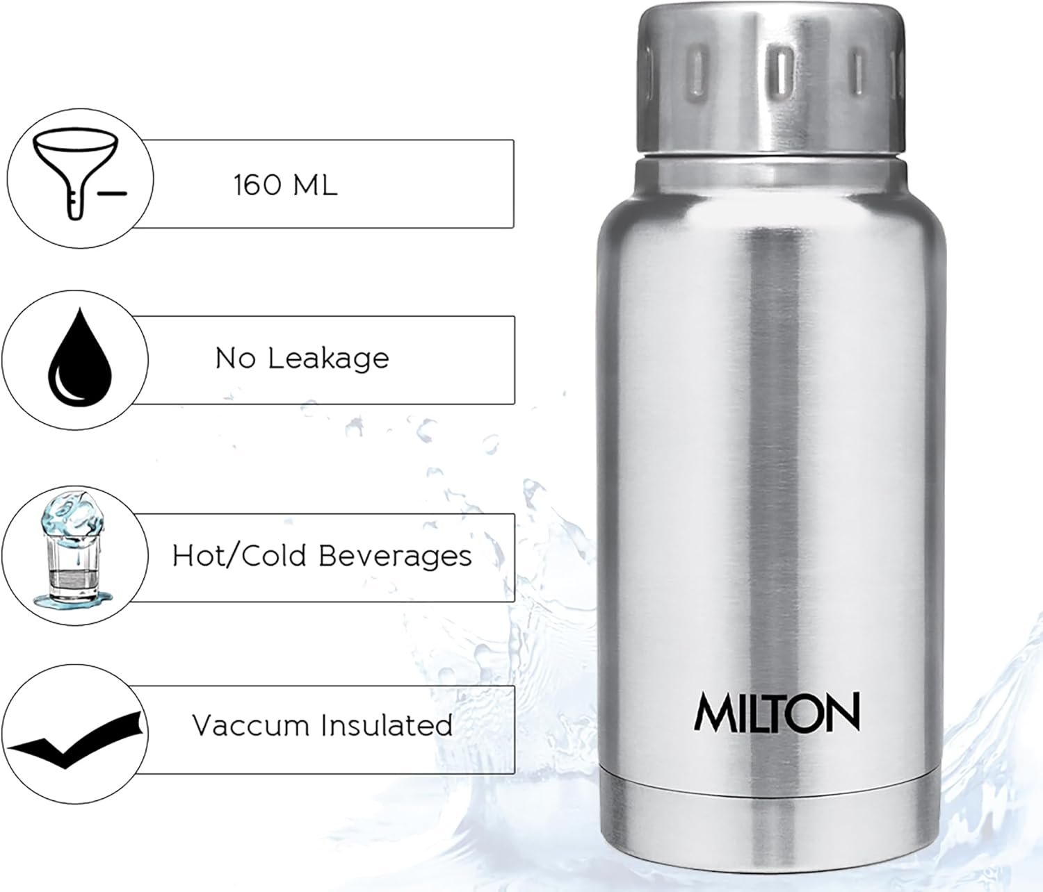 Milton Elfin 160 ML Silver view 7