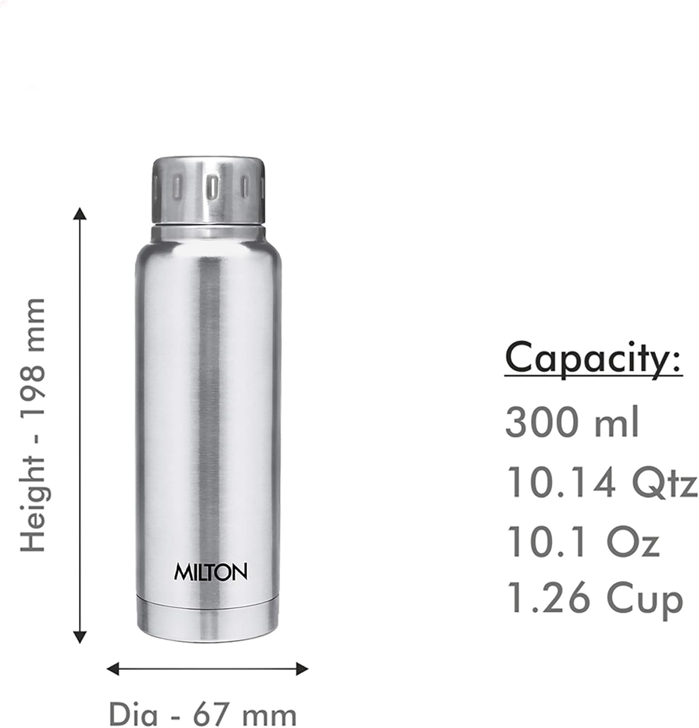 Milton Elfin 300 ML Silver view 8