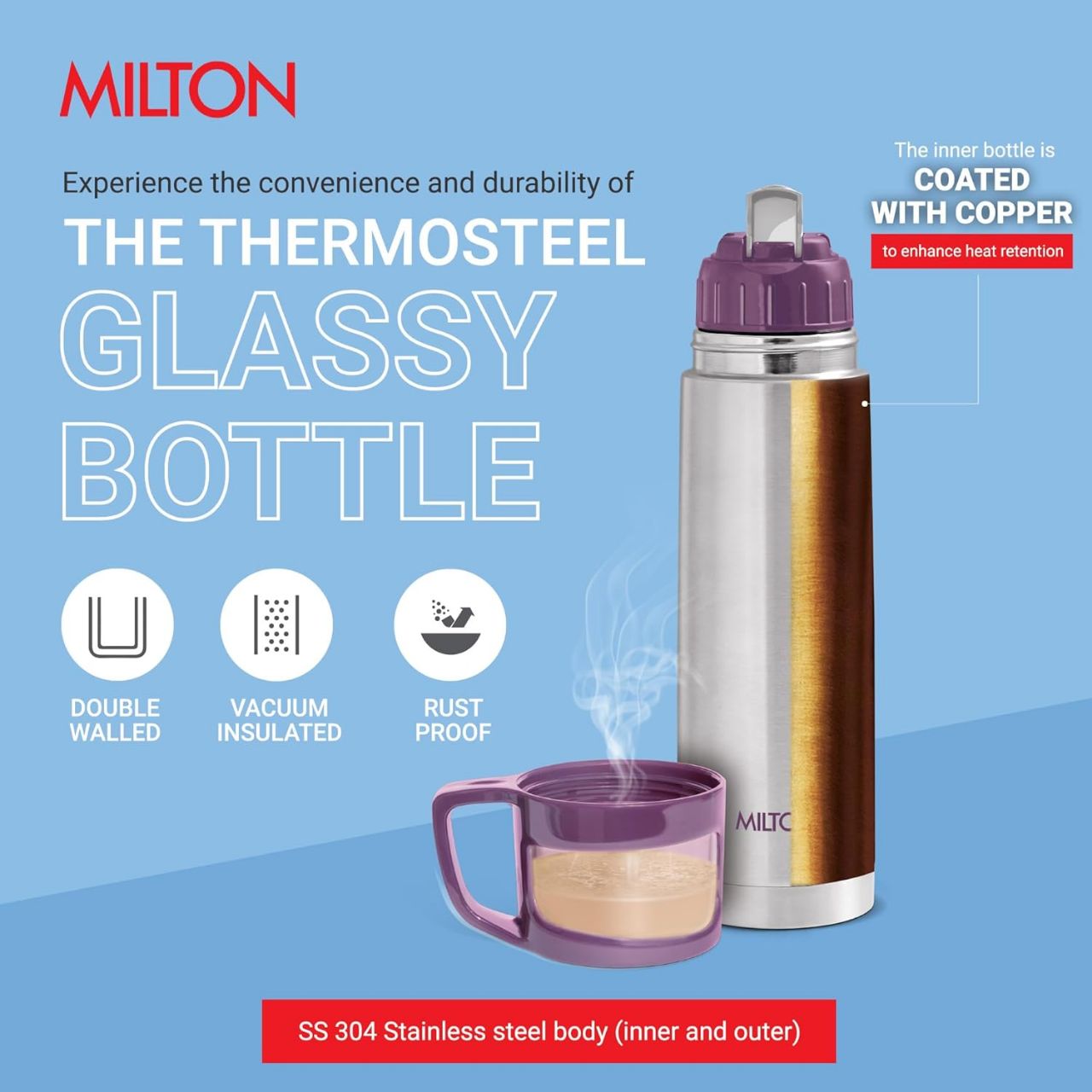 Milton Glassy 500mL view 3