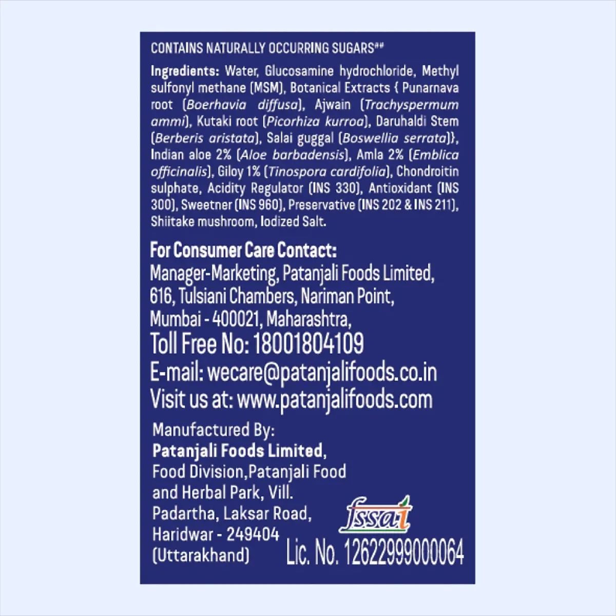 Ortho Care Liquid by Patanjali view 4
