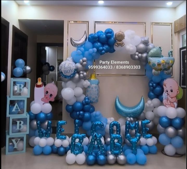 Welcome Baby Balloon Decoration view 5