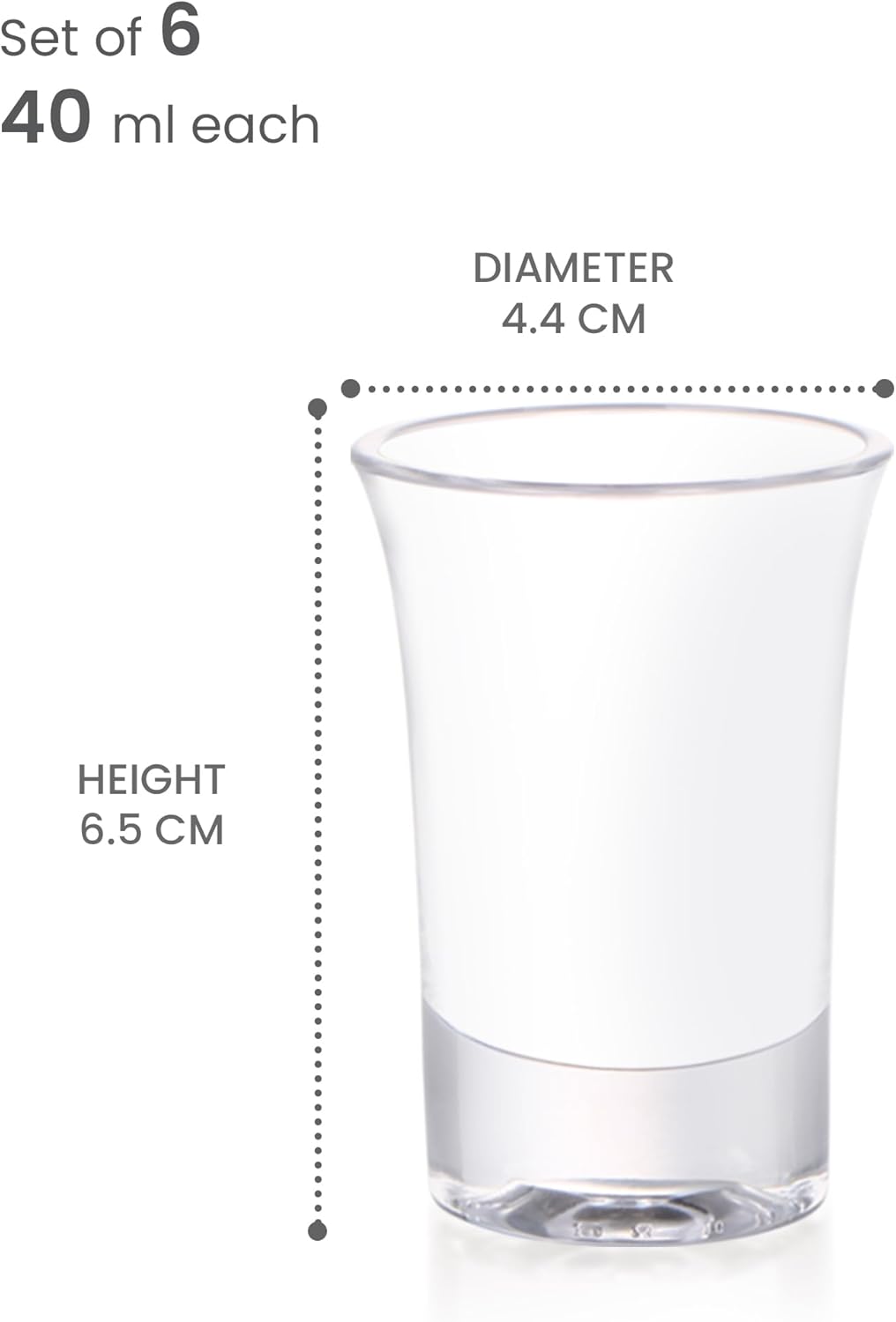 Treo by Milton Classic Glass Shot 40 ml, view 4
