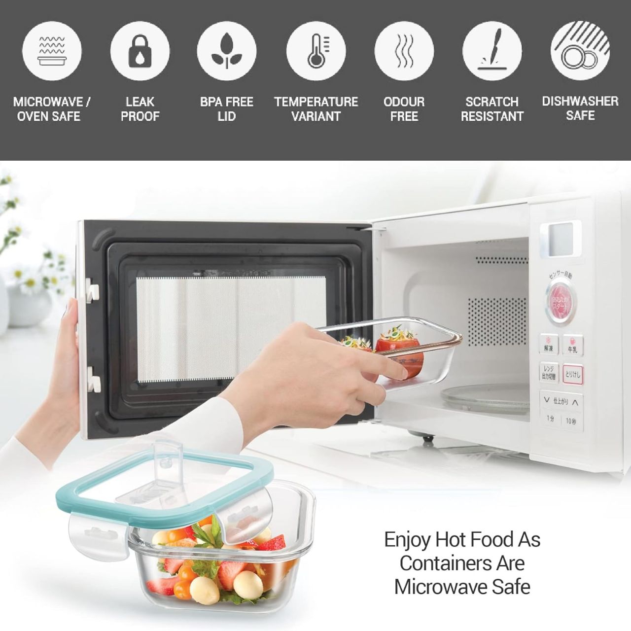 Treo Glass Square Tiffin view 2