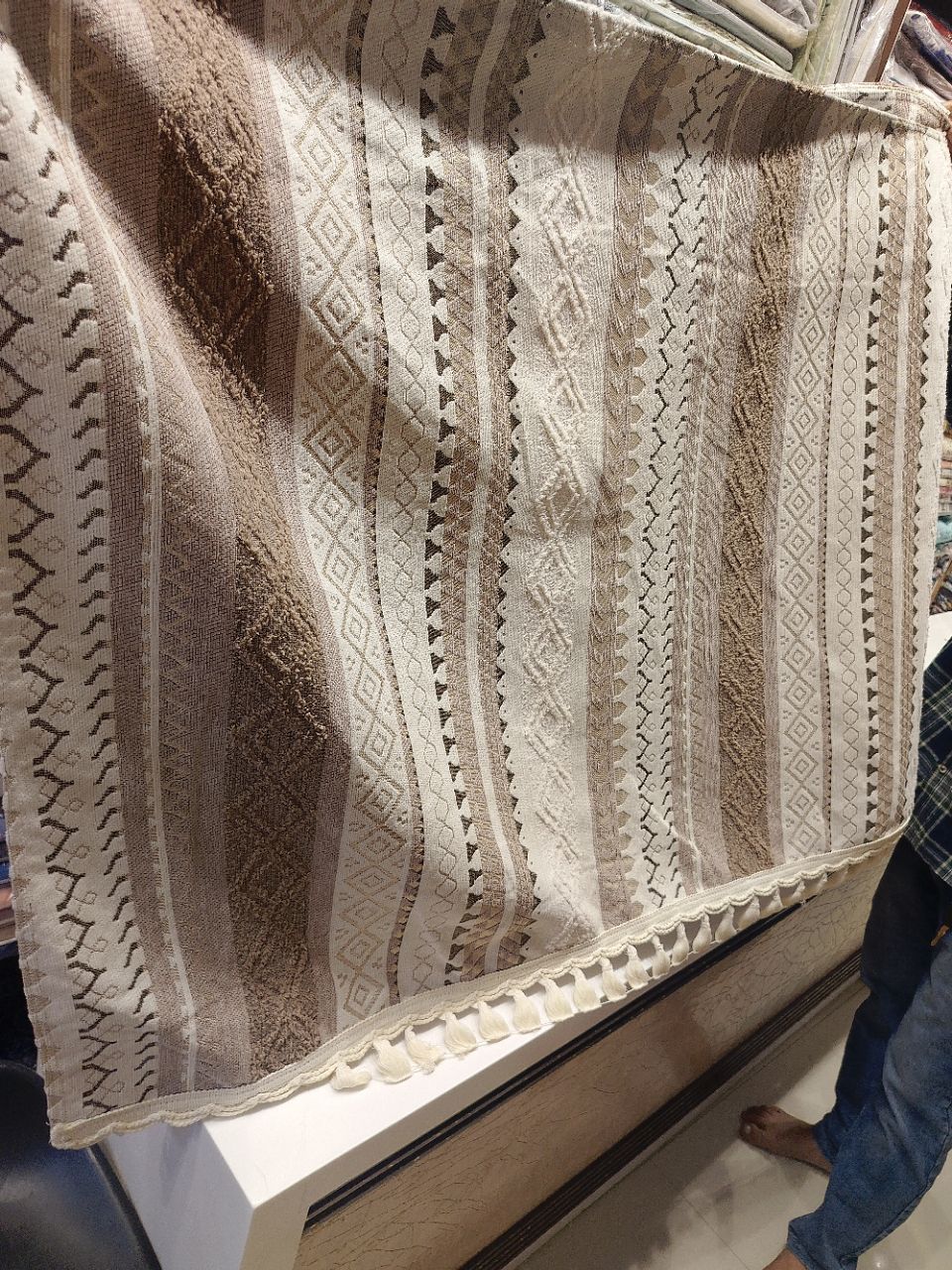 Cotton Jaquart Sofa Cover view 3