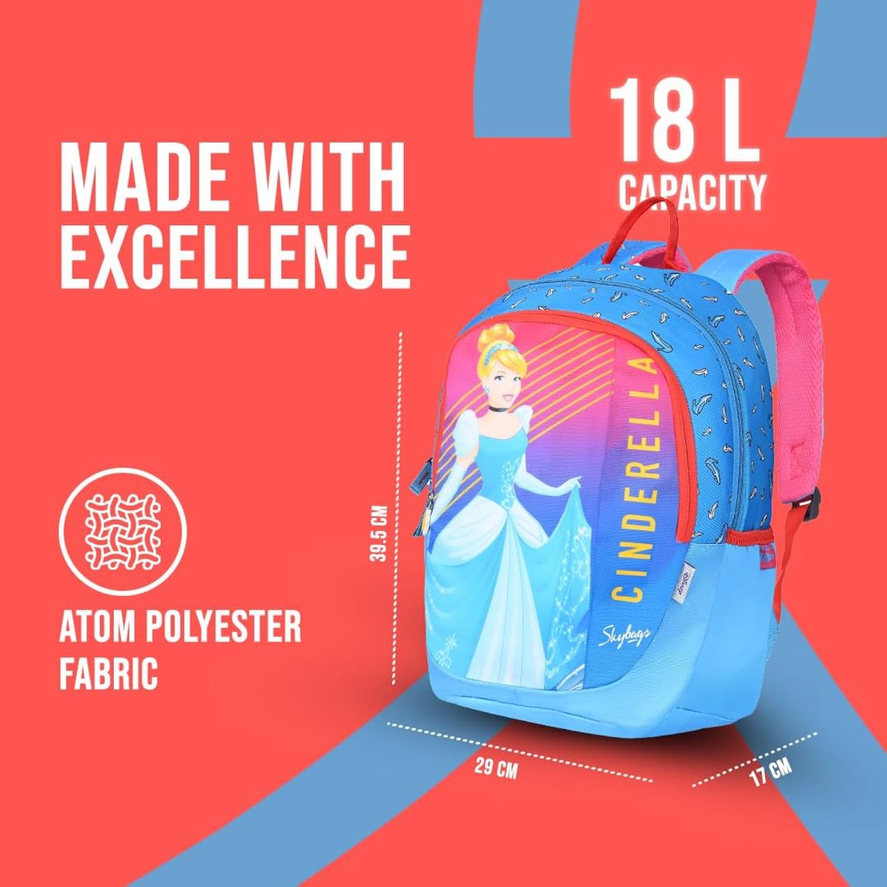 Skybags Cinderella Kids School Bag view 4