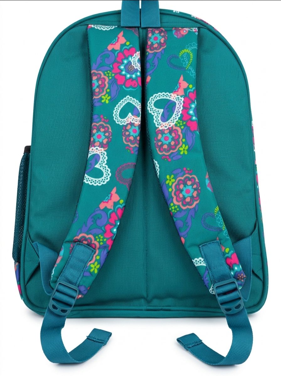 Unicorn Kids School Bag Teal view 3