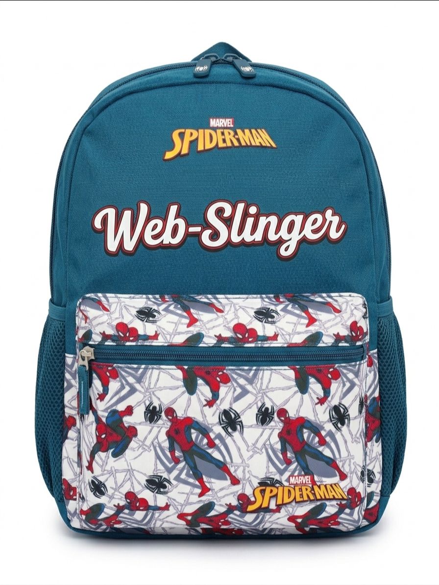 Spider-Man Web-Slinger School Bag Blue view 2