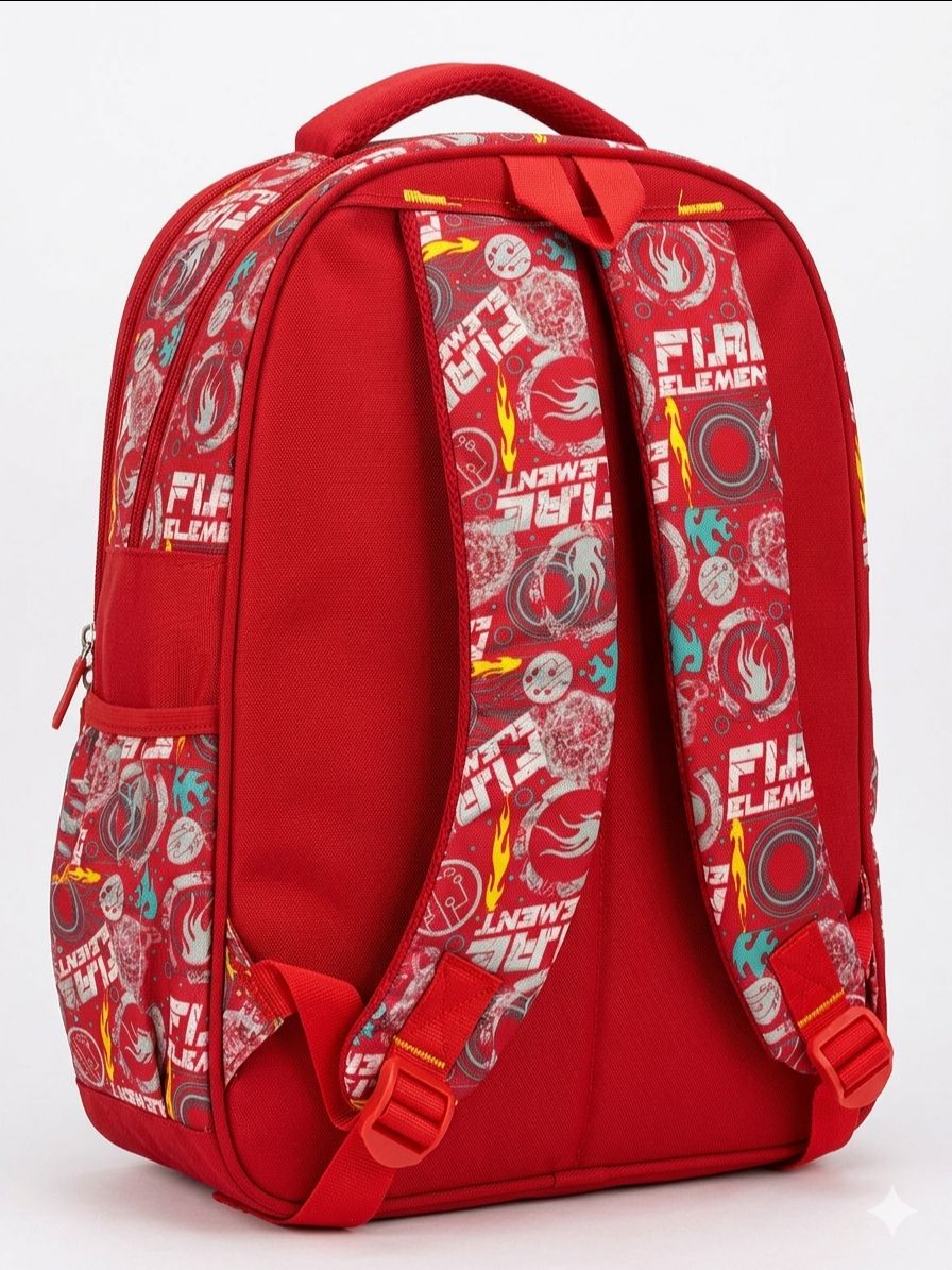 Spiderman Kids School Bag Red view 3