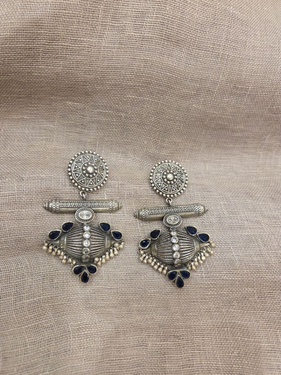 925 Silver Antique Earrings view 3