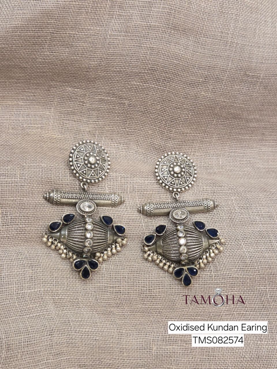 925 Silver Antique Earrings view 2