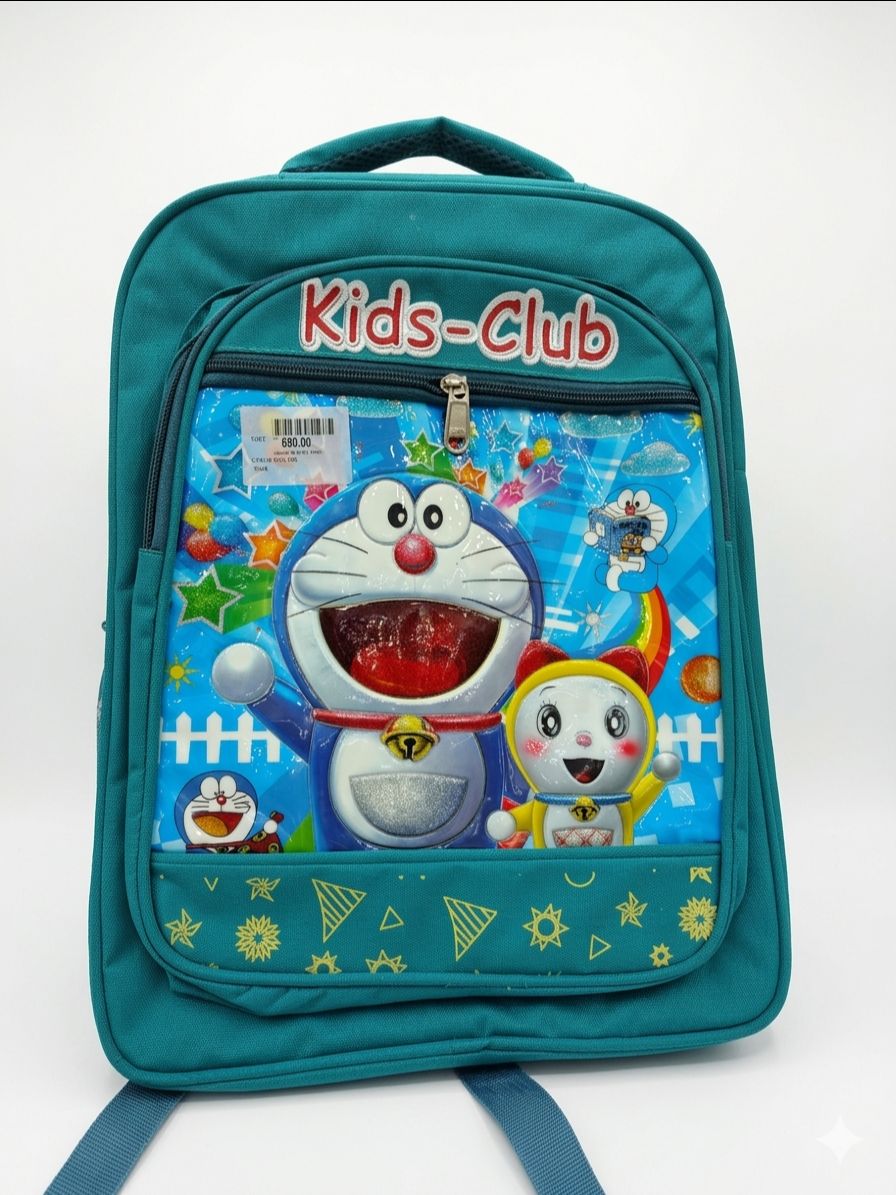 Kids Club School Bag Dorimon Teal