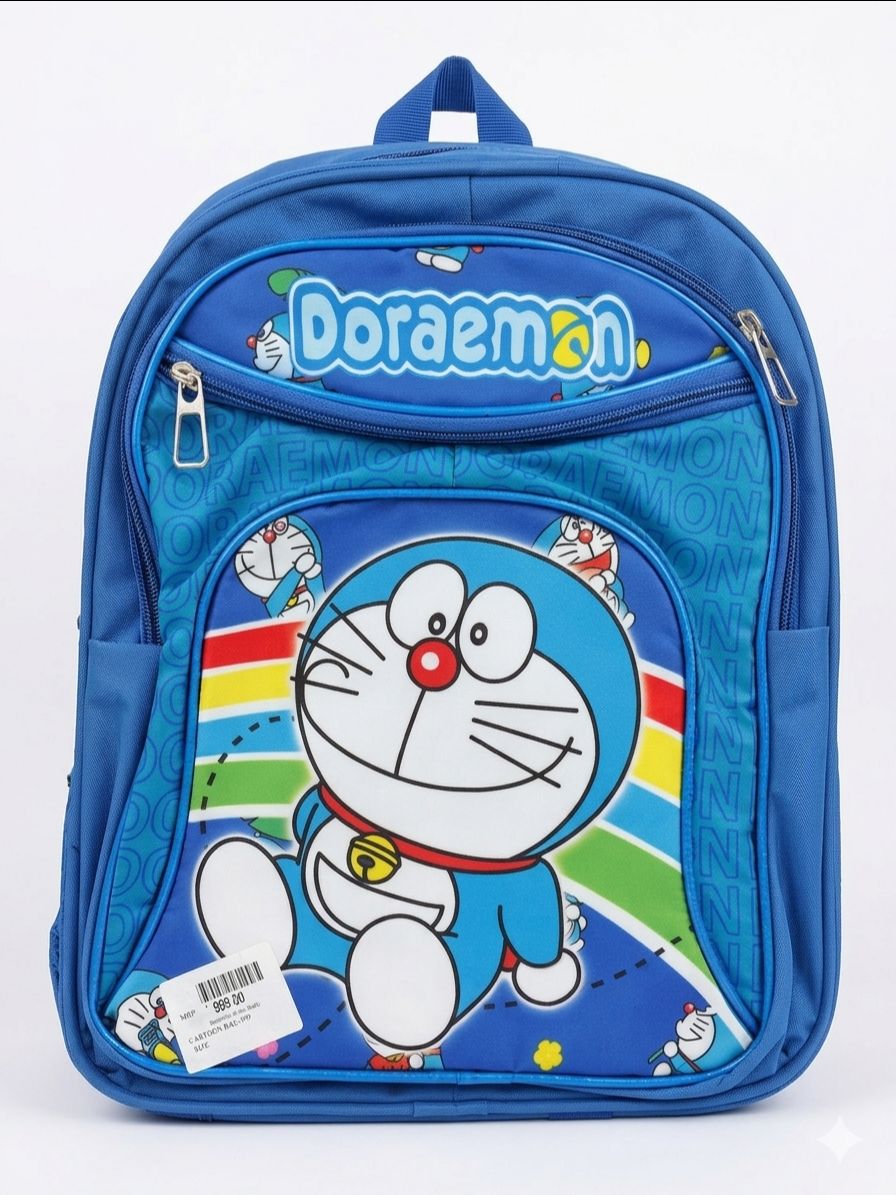 Doraemon Kids School Bag Blue view 2