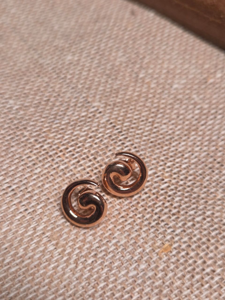 925 Silver Rose Gold Polish  Earrings view 2