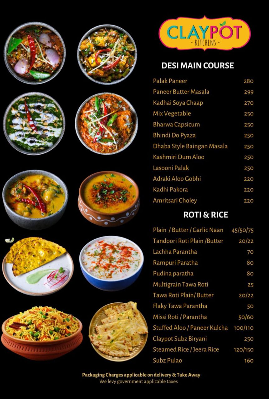 Claypot Special Thali view 2