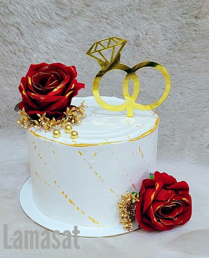 1 Kg Wedding Cake view 2