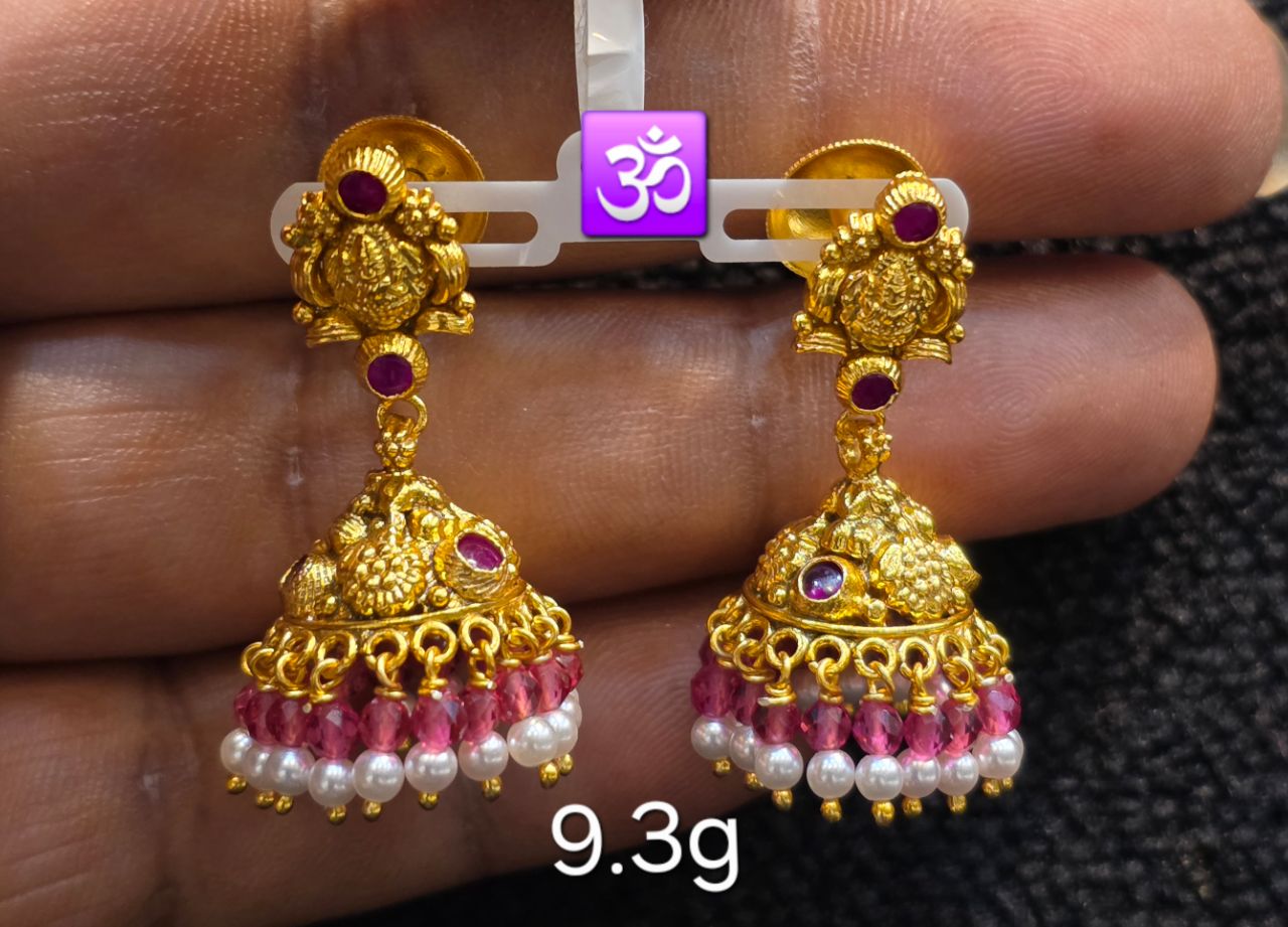 Ramlila Bali Earrings by OM SILVER JEWELLERY view 4