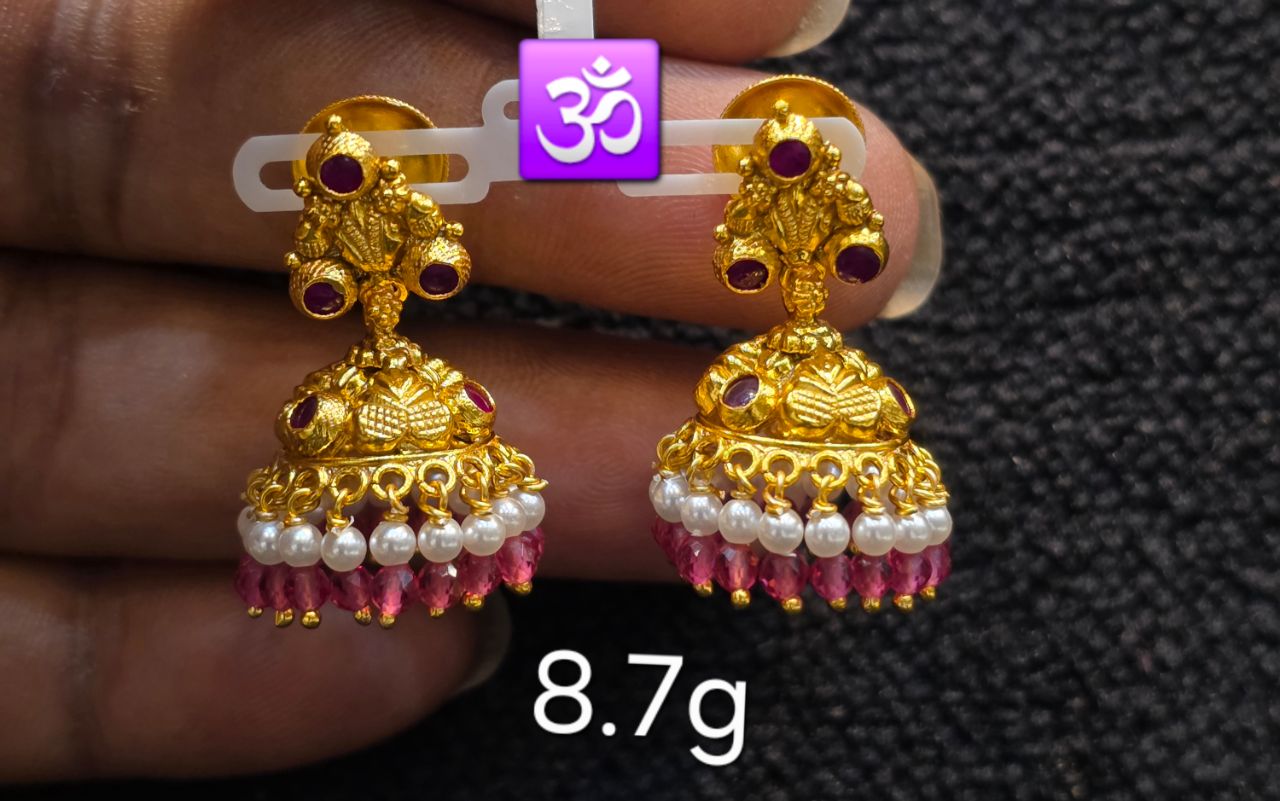 Ramlila Bali Earrings by OM SILVER JEWELLERY view 6
