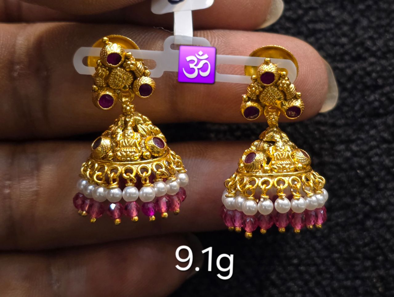 Ramlila Bali Earrings by OM SILVER JEWELLERY view 3