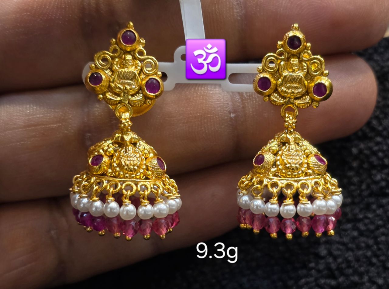 Ramlila Bali Earrings by OM SILVER JEWELLERY view 2