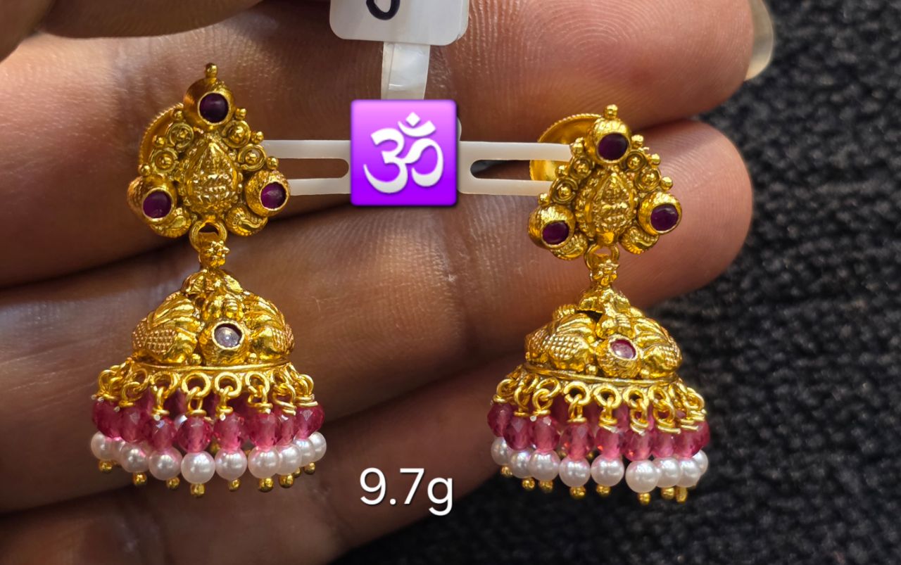 Ramlila Bali Earrings by OM SILVER JEWELLERY view 8