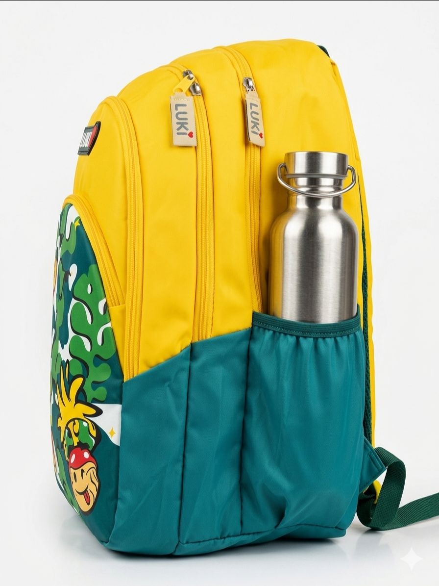 Wildcraft Charm 38 Yellow School Bag view 3