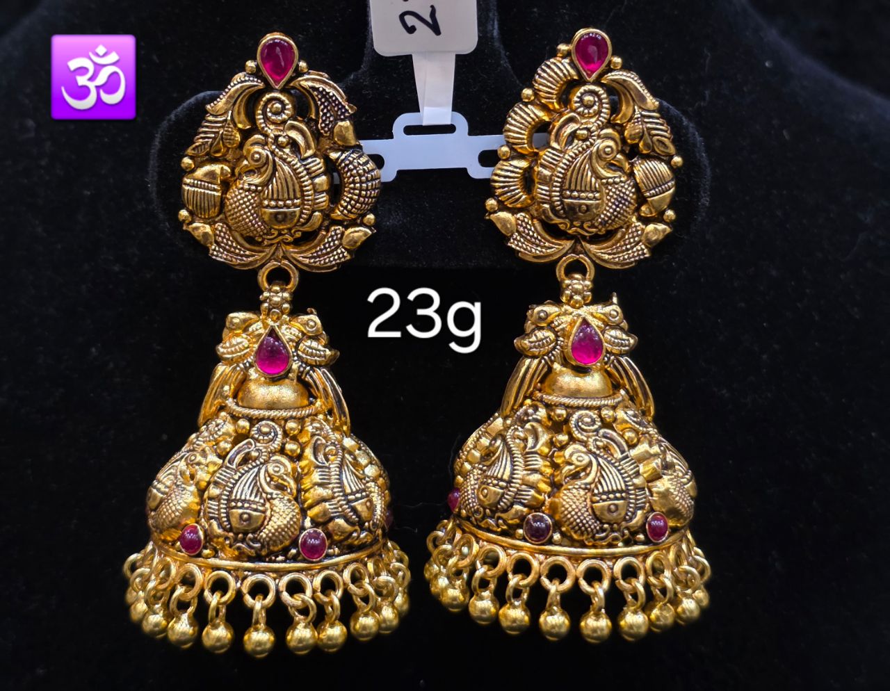 Traditional Jhumka - OM SILVER JEWELLERY view 8