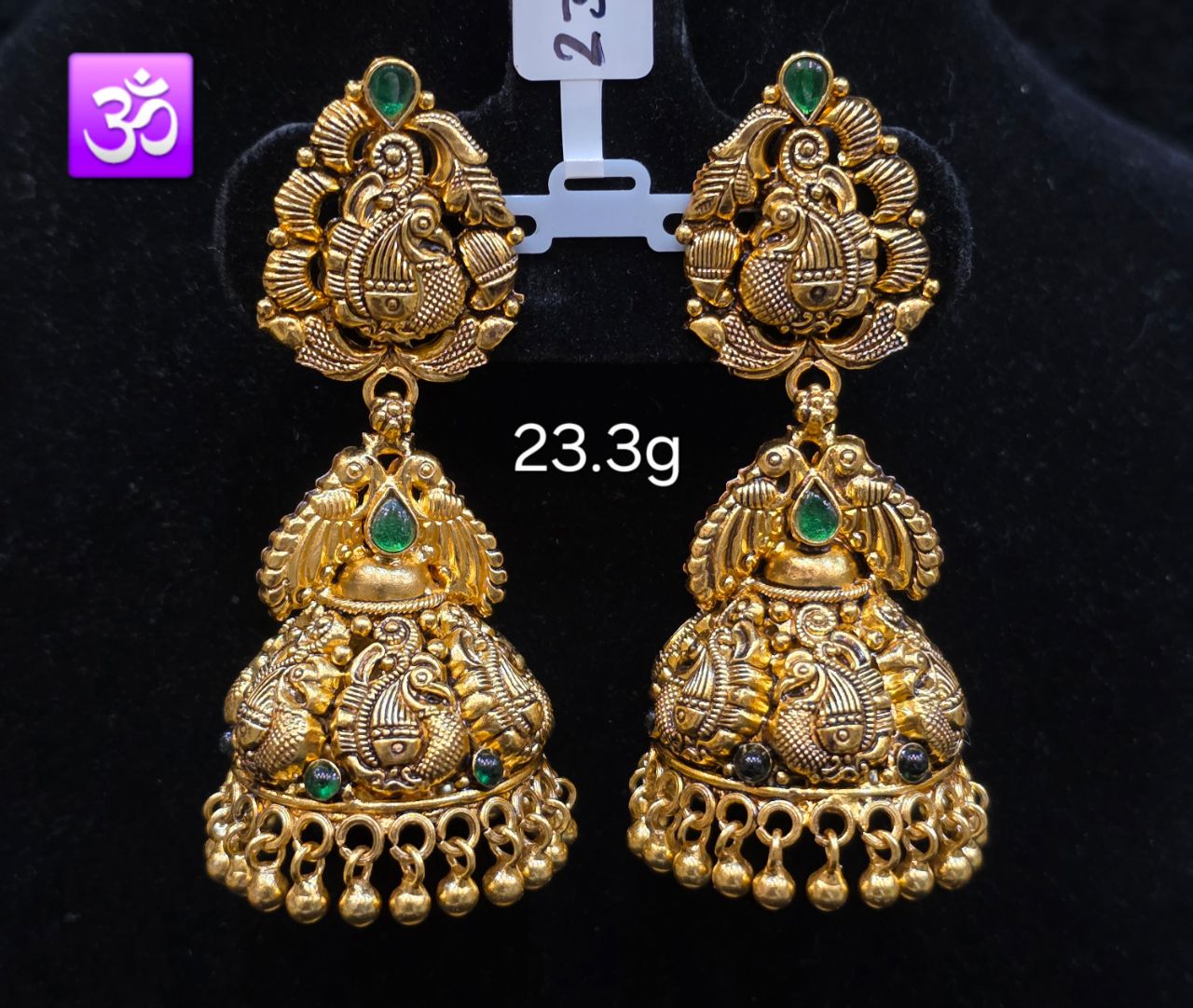 Traditional Jhumka - OM SILVER JEWELLERY view 9