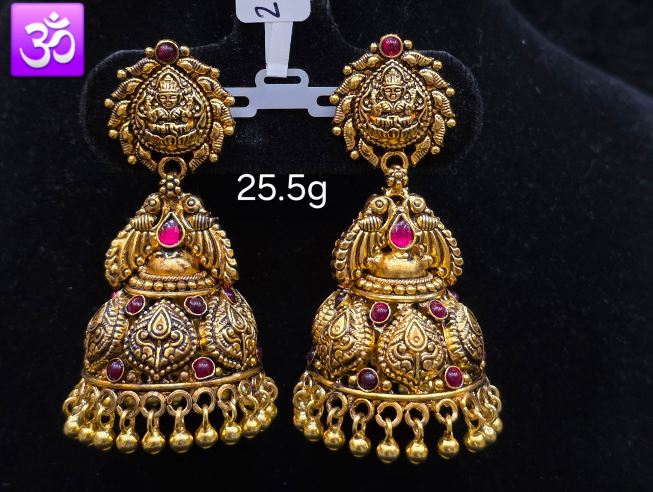 Traditional Jhumka - OM SILVER JEWELLERY view 4