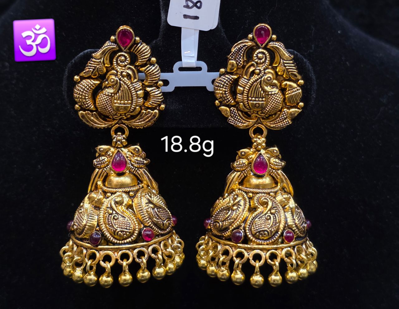 Traditional Jhumka - OM SILVER JEWELLERY view 7