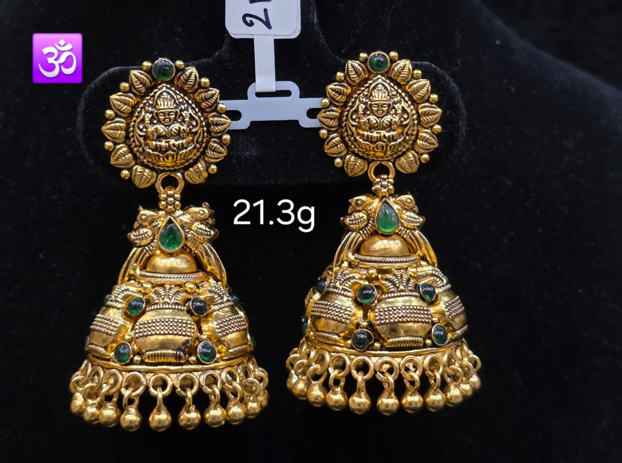 Traditional Jhumka - OM SILVER JEWELLERY view 10