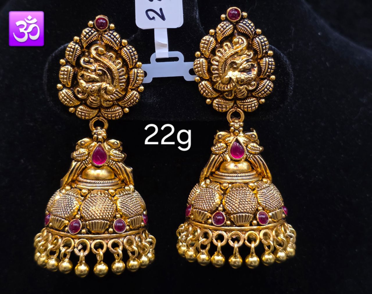 Traditional Jhumka - OM SILVER JEWELLERY view 5