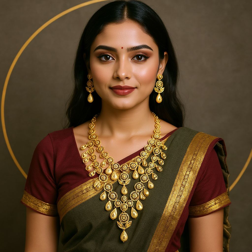Gold Plated Necklace Fg view 2