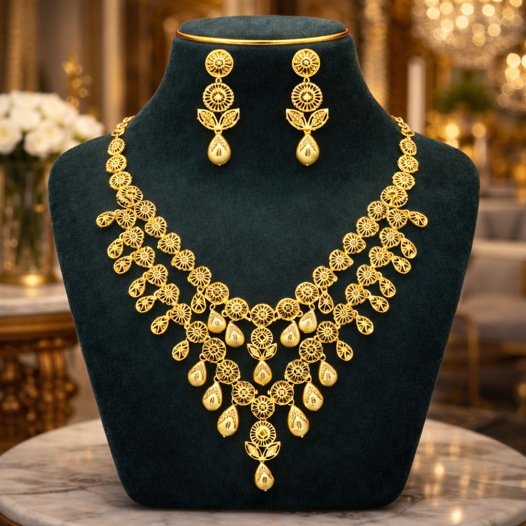 Gold Plated Necklace Fg view 3
