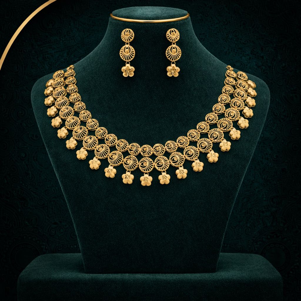 Aviraam Gold Necklace Set 02