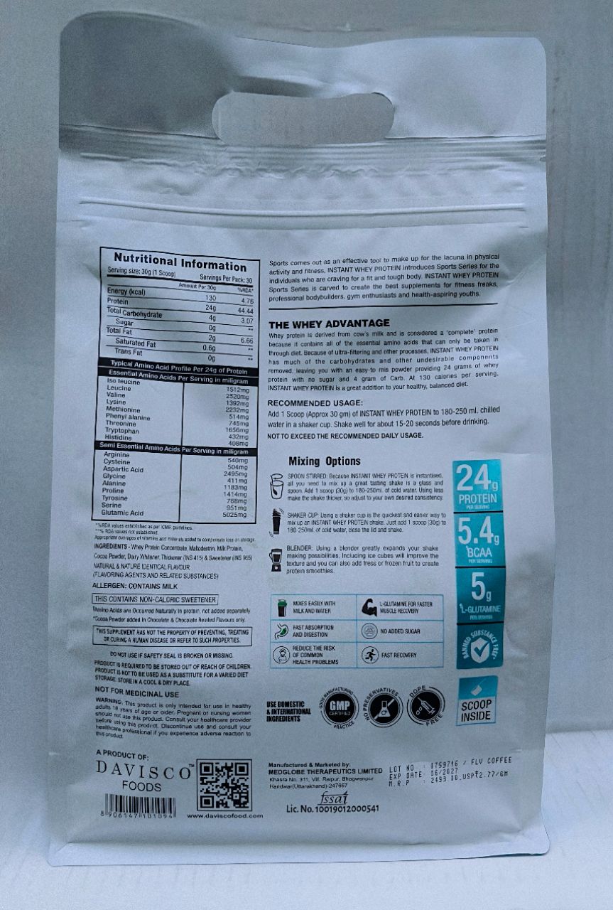 Davisco Instant Whey Protein view 2